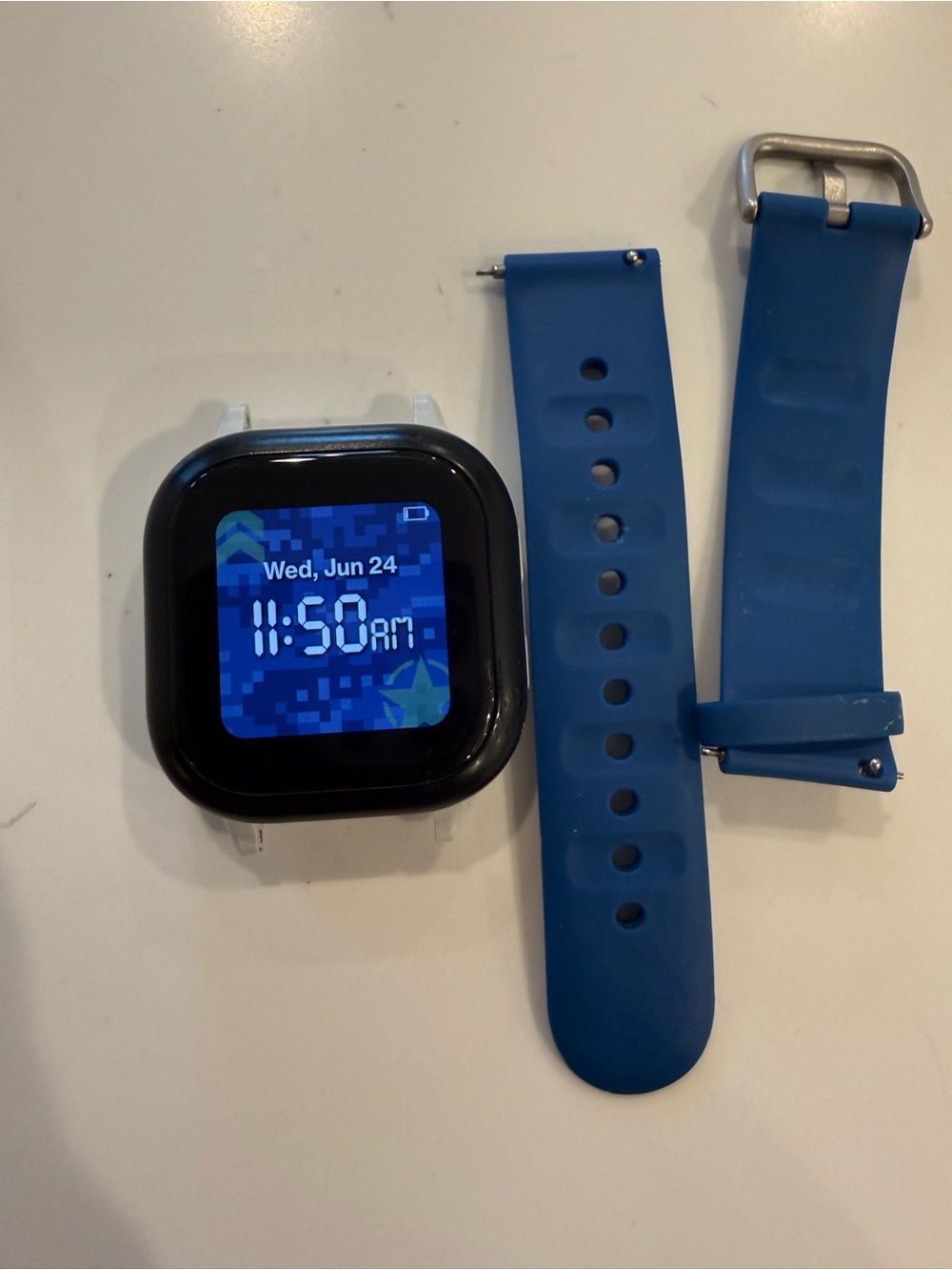 Verizon GizmoWatch 2 Kids’ Smartwatch Blue Band